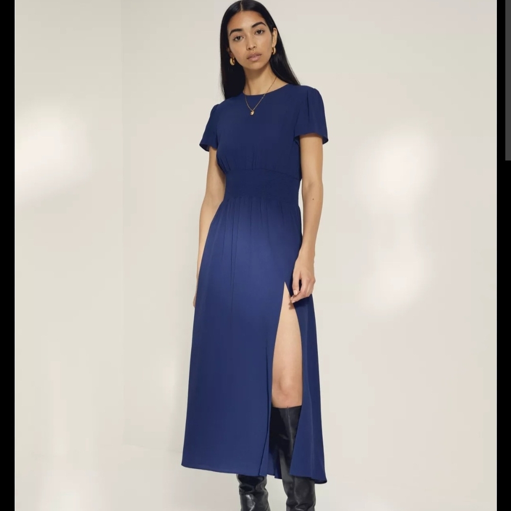 Wilfred Royal Blue Midi Dress